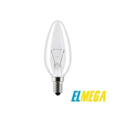 Лампа накаливания ДС E14 40Вт