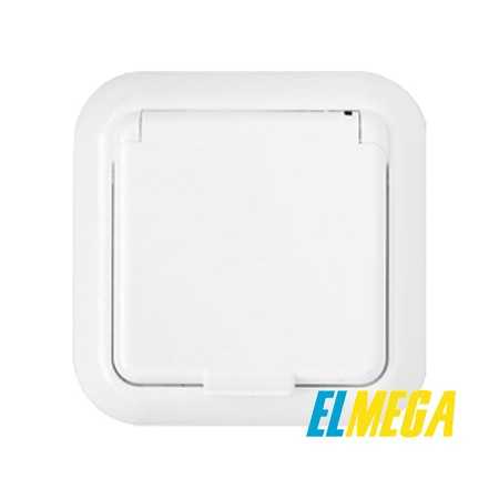 Розетка 1-я с заземлением IP54 РС16-289 Розетка 1-я с заземлением IP54 РС16-289