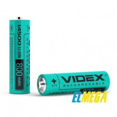 Аккумулятор Videx Li-Ion 14500 (без защиты) 800mAh bulk