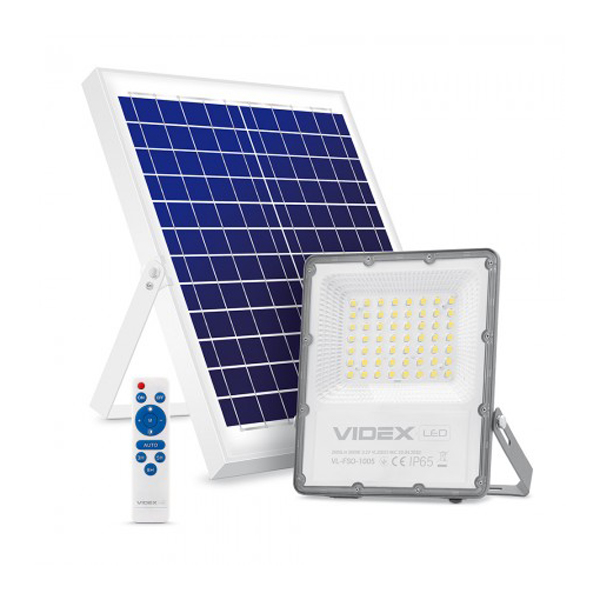 LED прожектор автономный VIDEX 30W 5000K 3.2 V 1 LED прожектор автономный VIDEX 30W 5000K 3.2 V 1