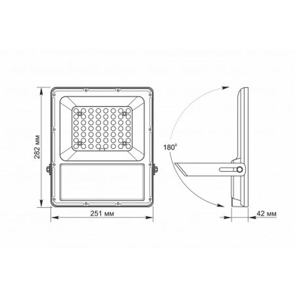 LED прожектор автономный VIDEX 30W 5000K 3.2 V 4 LED прожектор автономный VIDEX 30W 5000K 3.2 V 4
